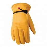 Grain Cowhide Work Gloves for Men, Medium