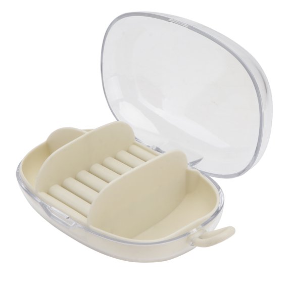 LOLIPPYY White Jewelry Holder Box Portable Storage Case Elegant Design Travel Organizer for Necklaces and Earrings