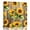 Brown, variant on Canvas Print Wall Art Oil Paintings Watercolor Sunflower Green Leaf Picture Prints Artwork for Living Room Kitchen Bathroom Bedroom,Stretched and Framed Ready to Hang,Farm Brown Wooden Board