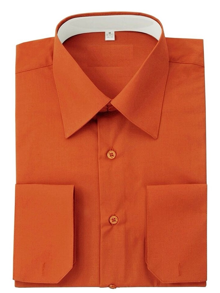 The Men's Shirts Regular Fit Solid Colors Dress Shirts