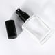 thumbnail image 4 of 4 frascos de vidrio cuadrados planos de 15 ml con atomizador, dispensadores de perfume líquido para maquillaje y cuidado de la piel (tapa negra)., 4 of 7