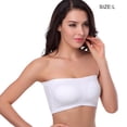 thumbnail image 2 of Sujetador inalámbrico Sujetadores sin tirantes Brasau Accesorios Accesorios extraíbles Pasteles inconsútiles Pull-On Cierre Ropa interior cómoda para vestido de noche Blanco seitruly AP008611-01B, 2 of 6