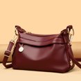 thumbnail image 5 of Bolso de mano de mujer de gran capacidad y alta calidad, bolsos tipo mensajero de color sólido, bolso cruzado de cuero de lujo para mujer, bolso de mano para mujer, 5 of 5