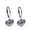 Silver A, variant on 14K Gold Plated 925 Sterling Silver Heart Dangle Earrings for Women,Silver Leverback Earrings Hypoallergenic Love Heart Dangle Drop Earrings for Jewelry Gifts
