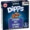 thumbnail image 1 of Quaker Dipps Caramel Nut Granola Bars, 5 Granola bars, 1 of 10