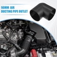 thumbnail image 2 of Car Air Diesel Heater Duct Car Heater Warm Air Ducting Pipe Elbow Outlet Connector 3.54'' 90mm OD, 2 of 6
