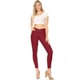 thumbnail image 4 of Women's Casual Cotton Blend Pockets Slim Fit Skinny Jegging Stretchy Jeans Pant S-3XL, 4 of 5