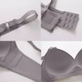 thumbnail image 5 of WCJM Gray Bras For Women No Underwire Adjustable Bras Full Coverage Support Bralette Plus Size Everyday Bra, 5 of 6