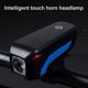thumbnail image 3 of Soidarity Bicicleta USB luz delantera LED 350lm linterna ciclismo faro cuerno bicicleta lámpara Ciclismo Azul negro Soidarity OD000301-04, 3 of 6