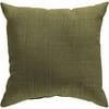 Art of Knot Miami Hand Crafted Solid Indoor/Outdoor Decorative Pillow with Poly Filler, Green