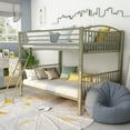 thumbnail image 4 of Furniture of America Lohani Full over Full Bunk Bed, Metallic Gold Finish, 4 of 4