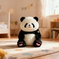 thumbnail image 5 of 13.8" Big Panda Stuffed Animal Plush Toy – Large Soft Cuddly Panda Plush, Cute Giant Huggable Decor Pillow for Home, Sofa, Bed, Office, Anniversary Gifts, Christmas & Valentine’s Day Present, 5 of 6