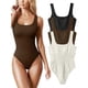 thumbnail image 4 of Women Shapewear Bodysuit Tummy Control Shorts Seamless Full Body Shaper Butt Lifter Sleeveless Slim, 4 of 5