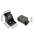 thumbnail image 3 of Dsscvnef Heavy Duty Folding Table Brackets 90 Angle Hinges for Workbench Bed Leg Table Leg Sturdy Shelf Support, 3 of 3