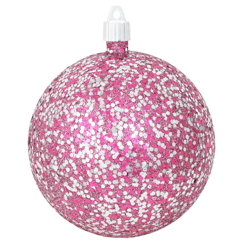 Large Pink Christmas Ornaments 