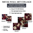 thumbnail image 4 of Designart "Renaissance Victorian Reimagined VI" Floral Wall Art Set Of 5 - Red Cottage Wall Living Room Decor Set, 4 of 6