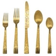thumbnail image 2 of Ricci Argentieri Parisian Garden Gold 18/10 Stainless Steel 20pc. Flatware Set, 2 of 7