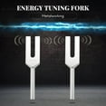 thumbnail image 3 of 4Pcs/Set Aluminum Alloy Angel Crystal Tuning Fork 4096Hz/4160Hz/4225Hz Energy Tuning Fork, 3 of 8