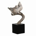 thumbnail image 6 of Hi-Line Gift Ltd. Couple Crested Tit On Branch Lifelike Bird Resin Home Tabletop Decor, 6 of 7