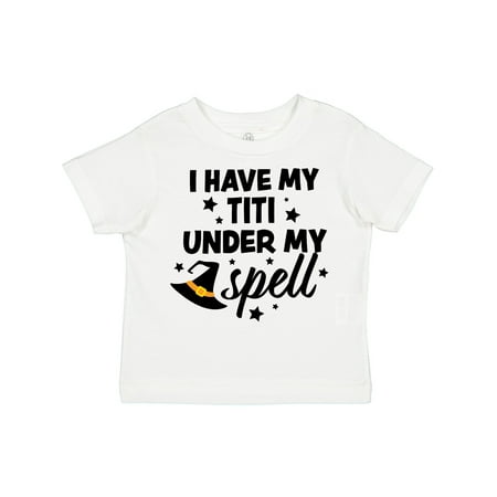 

Inktastic I Have My Titi Under My Spell with Cute Witch Hat Boys or Girls Toddler T-Shirt