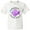 AA-White, variant on Inktastic Daddy's Fishing Buddy with Cute Purple Fish Youth T-Shirt