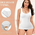thumbnail image 5 of Lilvigor Tummy Control Camisole for Women Shapewear Tank Tops with Built in Bra Slimming Compression Top Vest Seamless Body Shaper, 5 of 7
