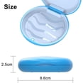 thumbnail image 3 of ARGOMAX Aligner Case, Retainer Case, Braces Box, 1 Piece Orthodontic Box (Blue + Light Blue Silicone)., 3 of 7