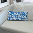 thumbnail image 4 of 24" X 36" Blue And White Enveloped Coastal Lumbar Indoor Outdoor Pillow Cover, 4 of 5