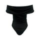 thumbnail image 4 of Body sin hombros para mujer: manga corta, sin tirantes, tanga, poliéster y spandex, 4 of 5