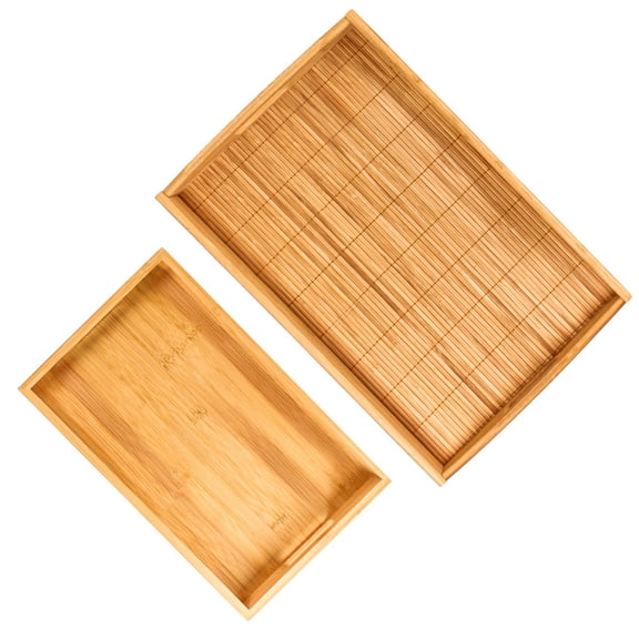 BergHOFF Bamboo 2pc Serving Tray Set