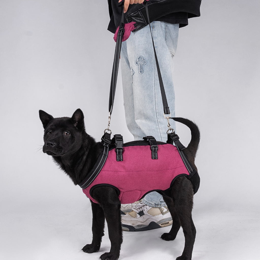 Tibvox Elderly Dog Supportive Vests Lift Harness For Outdoor Walking Rehabilitation