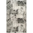 thumbnail image 4 of Safavieh Retro 6' Round Power Loomed Rug in Cream and Gray, 4 of 10