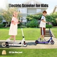 thumbnail image 6 of SANOPY 150W Electric Scooter for Kids,3 Speeds Adjustable,up to 10 mph, 60 Mins Ride Time,LED Visible Display for Kids Ages 6-14,Ideal Gifts for Kids, 6 of 9