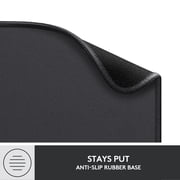 Logitech Mouse Pad - Studio Series, Computer Mouse Mat with Anti-slip Rubber Base, Easy Gliding, Spill-Resistant Surface, Graphite