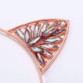 thumbnail image 3 of Cat Ears Headband Crystal Rhinestone Cat Hair Band Hair Accessories (Rose Gold), 3 of 5