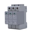 thumbnail image 2 of 3P DC Power Surge Protector 1000V Surge Arrester Device 10KA To 20KA, Protect Electrical Equipment, 2 of 8