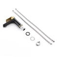 thumbnail image 6 of sumerain Bathroom Faucet Stainless Steel Bathroom Sink Faucet Single Hole Bathroom Faucet Single Handle Black and Gold Vanity Faucet with Water Supply Lines, 6 of 11