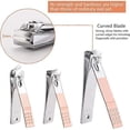 thumbnail image 4 of Manicure Pedicure Kit, 18 pcs Professional Nail Clipper Set, Stai. Nail care set., 4 of 5