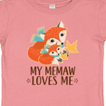 thumbnail image 4 of Inktastic Memaw Loves Me Fox Grandchild Boys or Girls Baby T-Shirt, 4 of 5
