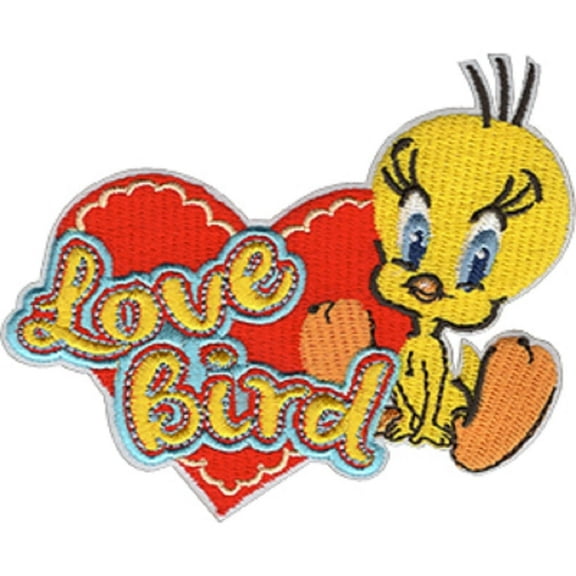 C&D Visionary Looney Tunes-Tweety Love Bird Patch, Multi-Colored