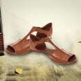 thumbnail image 6 of VerPetridure Women's Sandals Summer Casual Girls Comfortable Ankle Hollow Round Toe Sandals Soft Sole Shoes, 6 of 6