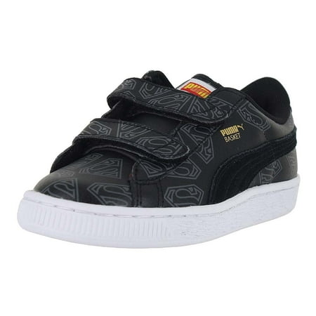 PUMA 35886302 : Basket Superman Fashion Sneaker Toddler Black