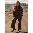 thumbnail image 5 of June & Vie Women's Plus Size Ruffle Detail Sweater Pant, 5 of 5