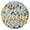 Style, variant on Boho Tablecloth Round Artistic Home Accents, Waterproof Vinyl, Elastic Fitted, Backed for Dining Table, Patio, Camping