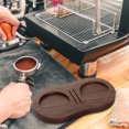 thumbnail image 5 of Café en polvo de madera Martillo Base Tamper Holder Accesorios de café (marrón oscuro) Ndcxsfigh Libre de BPA, 5 of 5