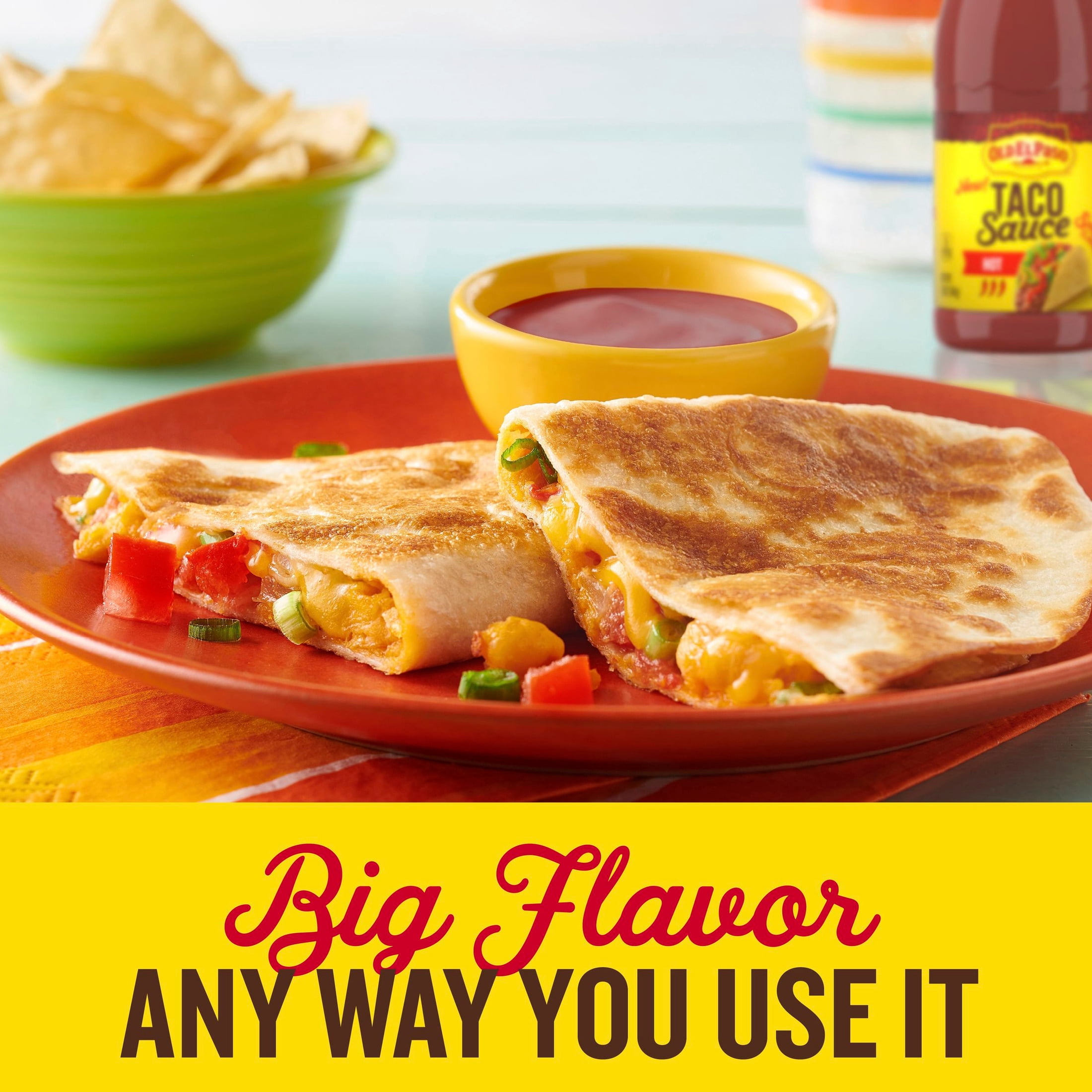 (2 pack) Old El Paso Taco and Enchilada Sauce, Hot, Meal Prep, 12 oz