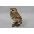 thumbnail image 2 of Garden Decor Animal Statue Small Brown Owl On Stump, 2 of 5