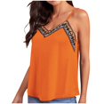 thumbnail image 2 of Njoeus Going Out Tops for Women Black Tank Top Woman Embroidery Trim Tank Top for Women Summer Sleeveless Tank Tops V-Neck Loose Fitted Tunic Shirt Casual Blouse 2025 Trendy Outfits Summer Clothing Su, 2 of 3