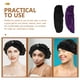 thumbnail image 4 of 2 unids Práctico Satén Nightcaps Cuidado del cabello Bonnets Sombreros Durmiendo Sombreros Mujeres Caps de ducha, 4 of 5