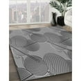 thumbnail image 3 of Ahgly Tapis Rectangulaire Lavable en Machine Intérieur Transitionnel Gris Carbone, 2 Pieds x 3 Pieds, 3 of 7